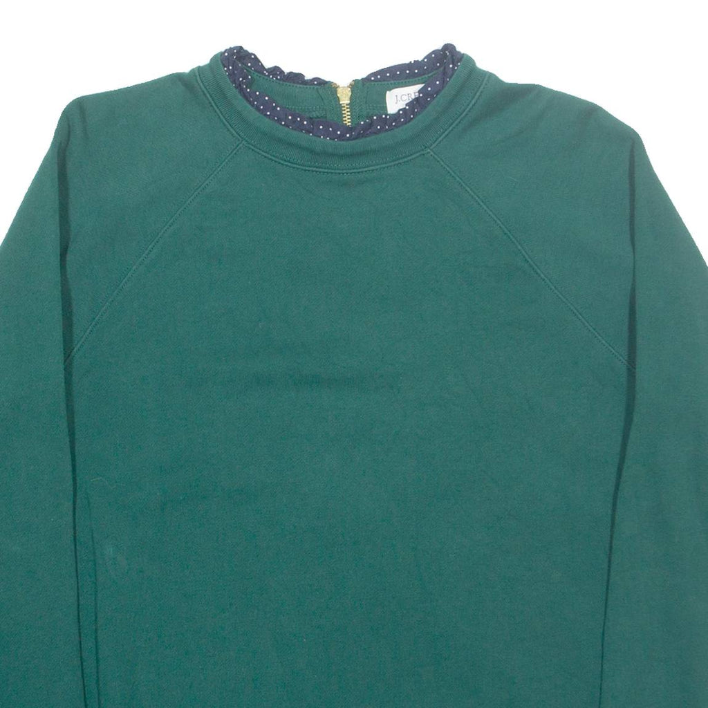 J.CREW Womens Sweatshirt Green M