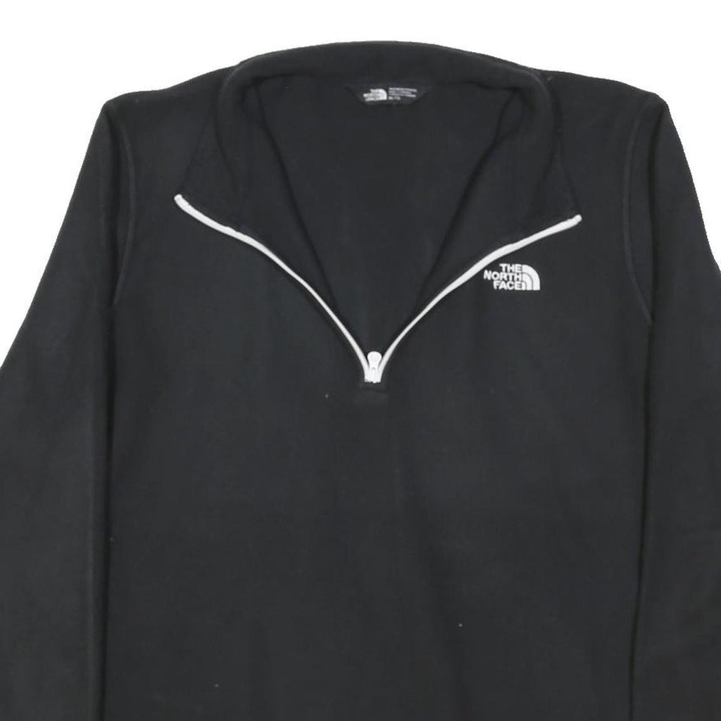 THE NORTH FACE Womens Black Zip Jacket XL Cotton Blend Plain Classic Outdoor