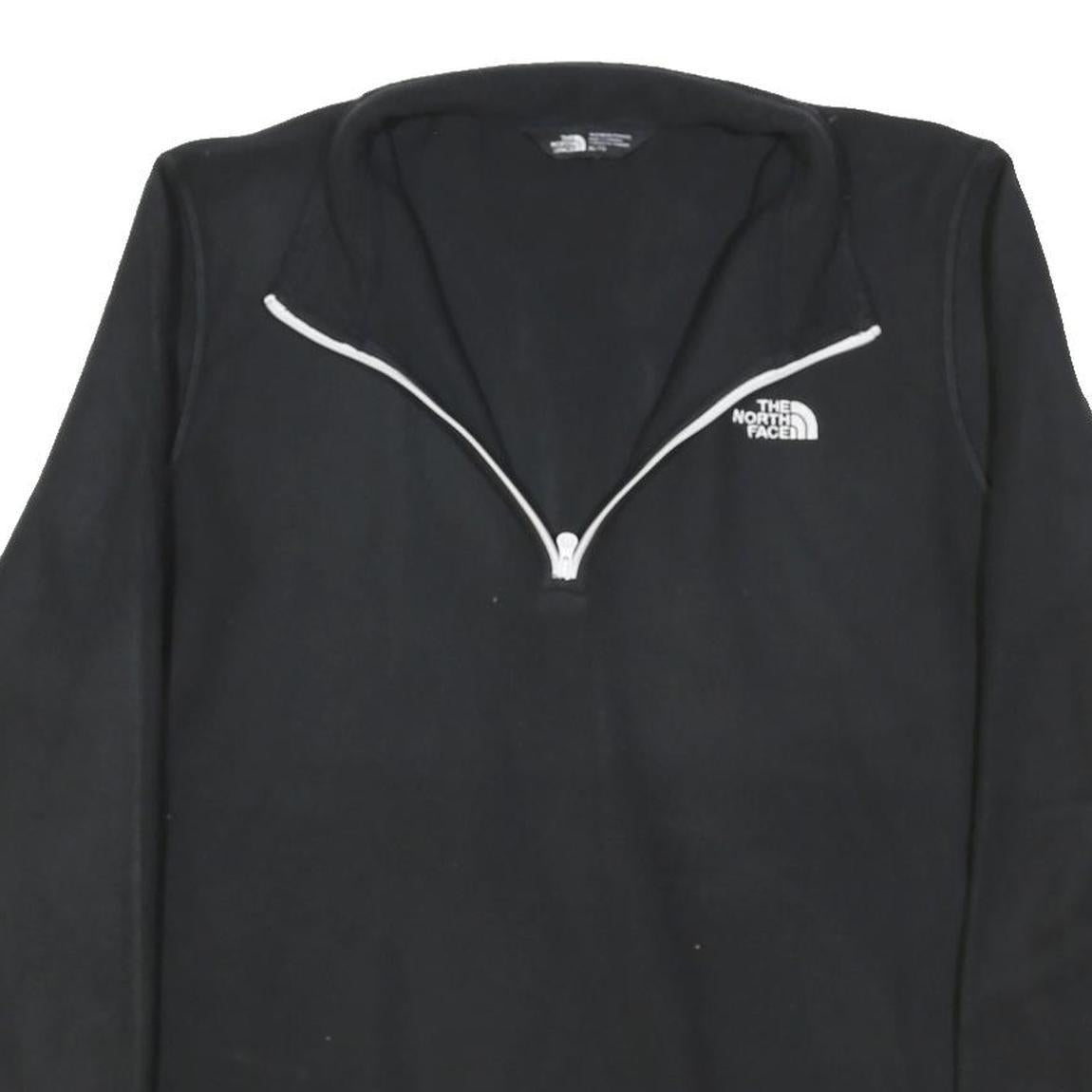 THE NORTH FACE Womens Black Zip Jacket XL Cotton Blend Plain Classic Outdoor