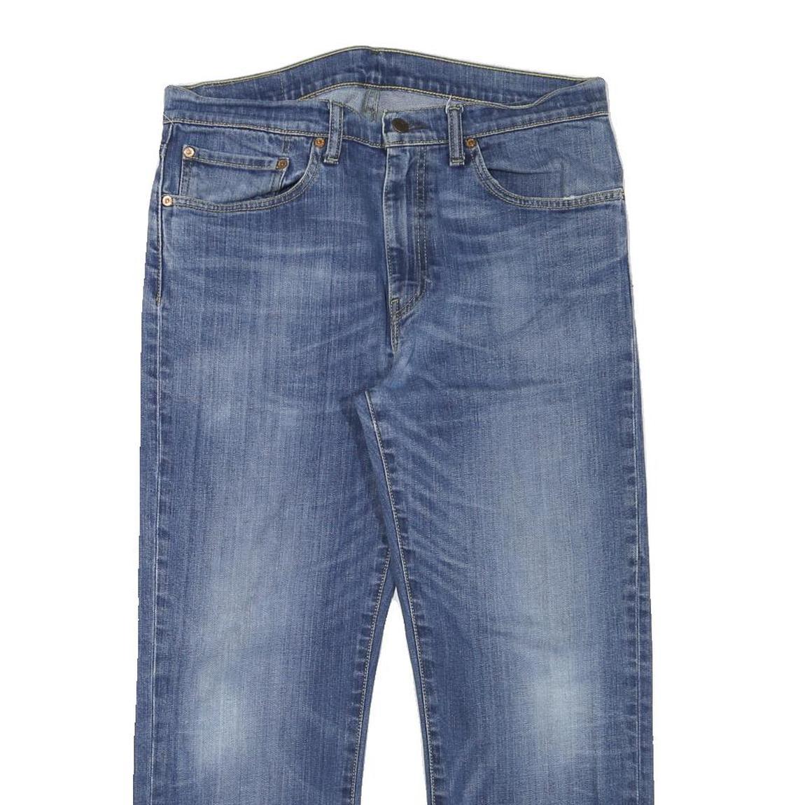 LEVI'S Mens Jeans Blue Regular Straight Denim Medium W33 L24 Classic Zip Cotton
