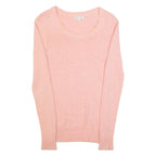 REISS Womens Jumper Pink Tight Knit XS