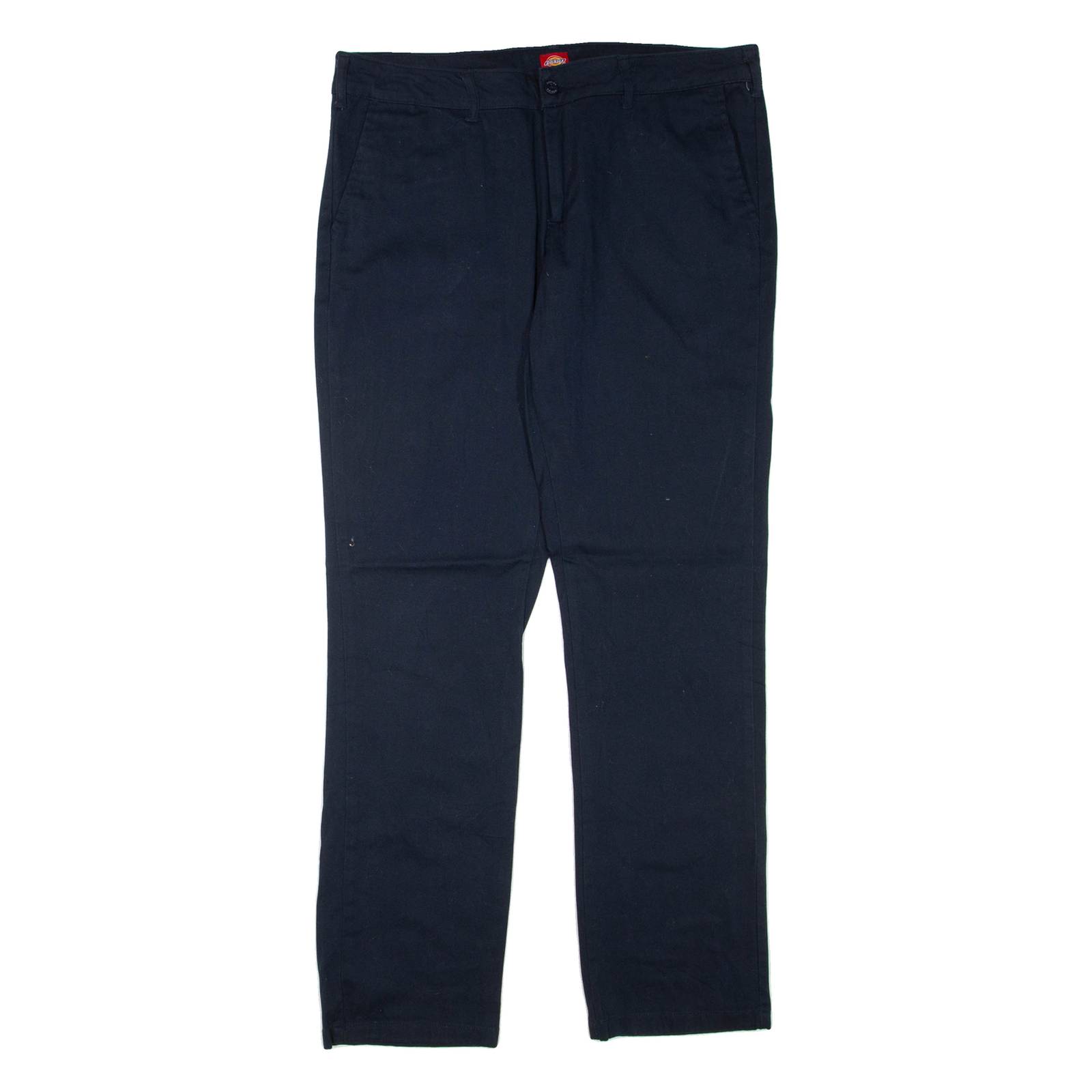DICKIES Mens Trousers Blue Regular Straight W34 L31