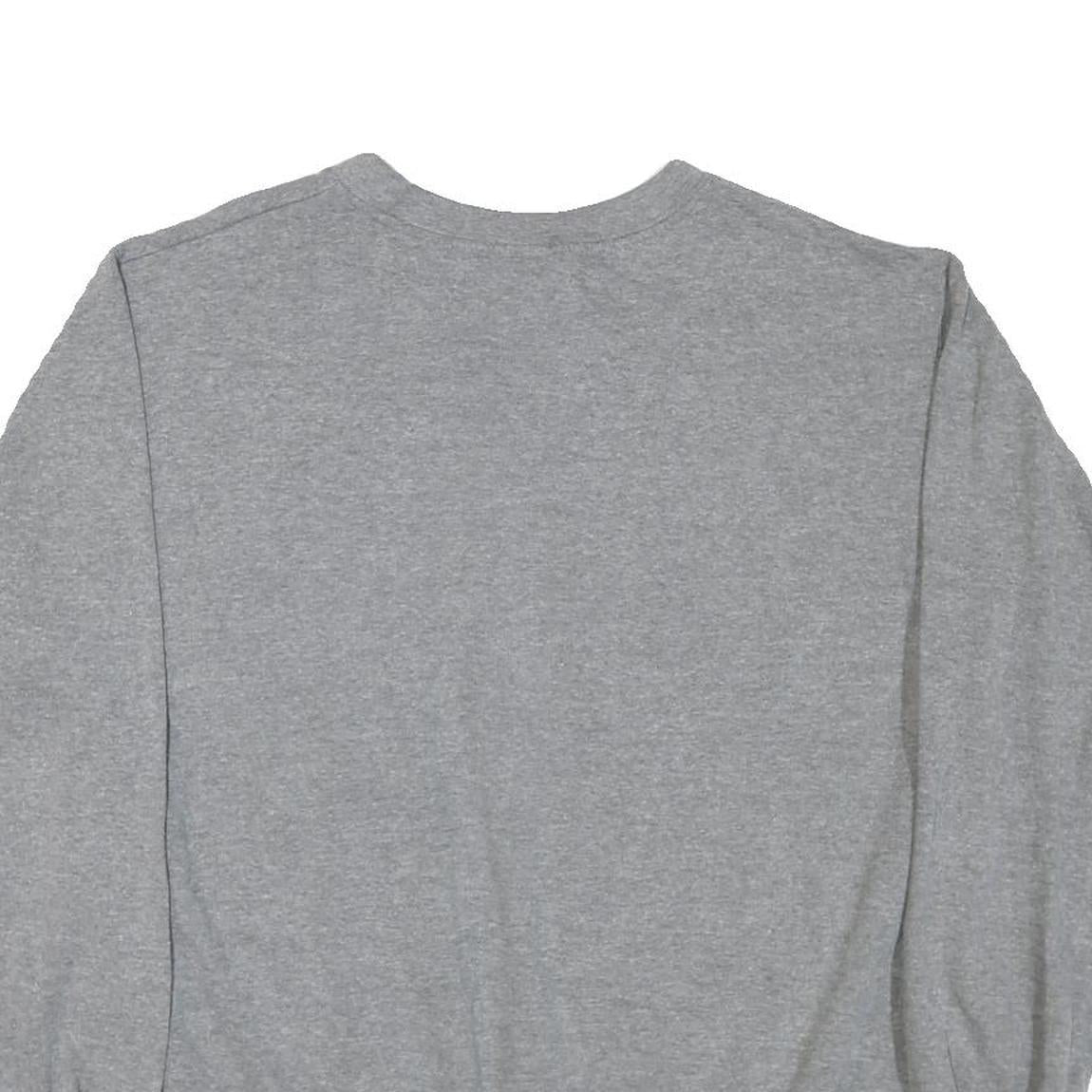 MV SPORT Mens Grey Florida State College Crew Neck L Sweatshirt Cotton Blend