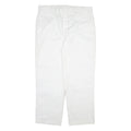 DICKIES Mens Trousers White Regular Straight W38 L30
