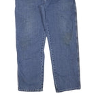 DICKIES Mens Regular Blue Denim Jeans W38 L30 Cotton Blend Zip Pockets Workwear
