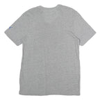 PUMA Mens Grey Blue Graphic T-Shirt M Short Sleeve Crew Neck Logo Cotton