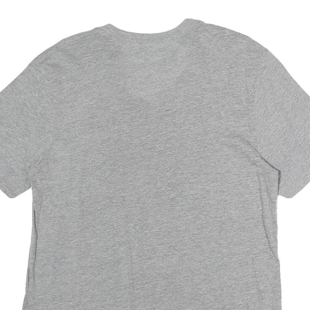 PUMA Mens Grey Blue Graphic T-Shirt M Short Sleeve Crew Neck Logo Cotton