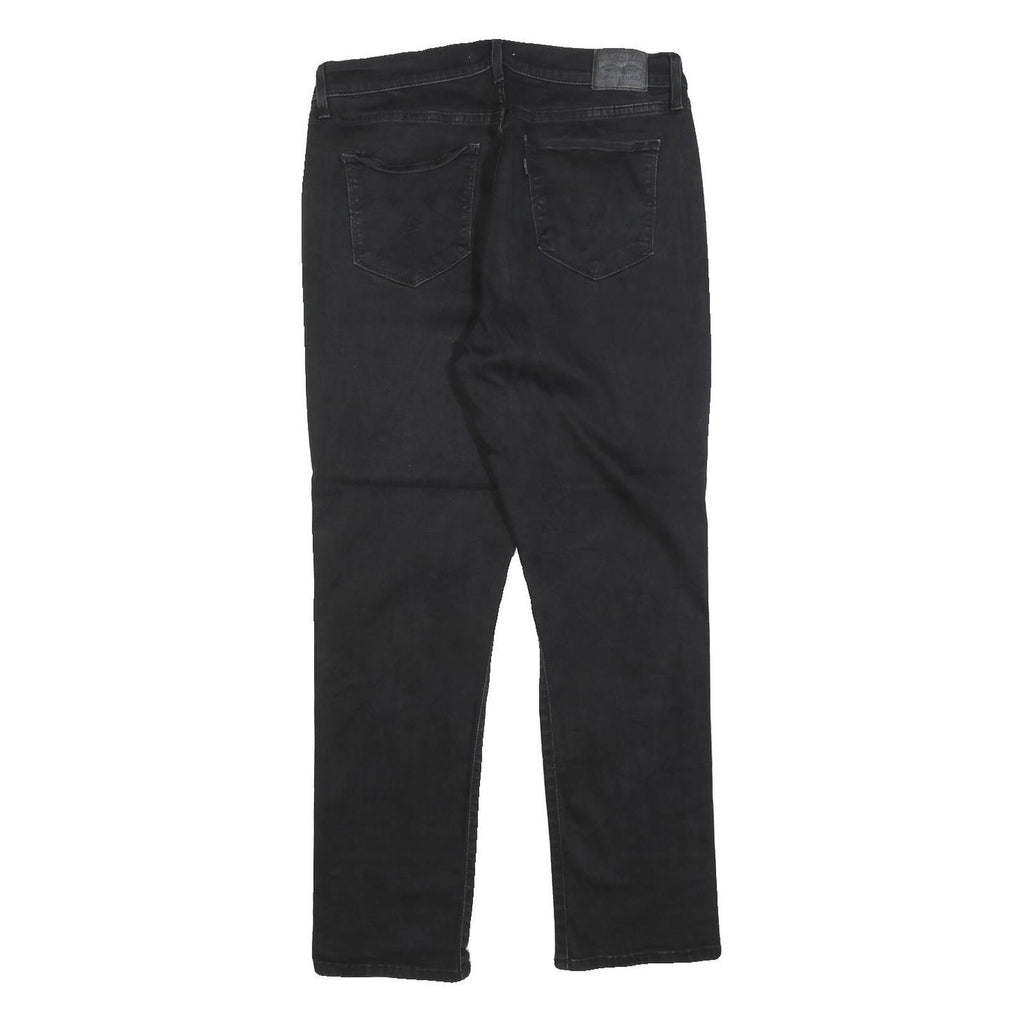 LEVI'S Womens Jeans Black Classic Straight Denim Raw W32 L30 Comfortable Stylish