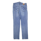 LEVI'S 511 Slim Mens Jeans Blue Denim Light W34 L32 Zip Cotton Blend Slim Fit
