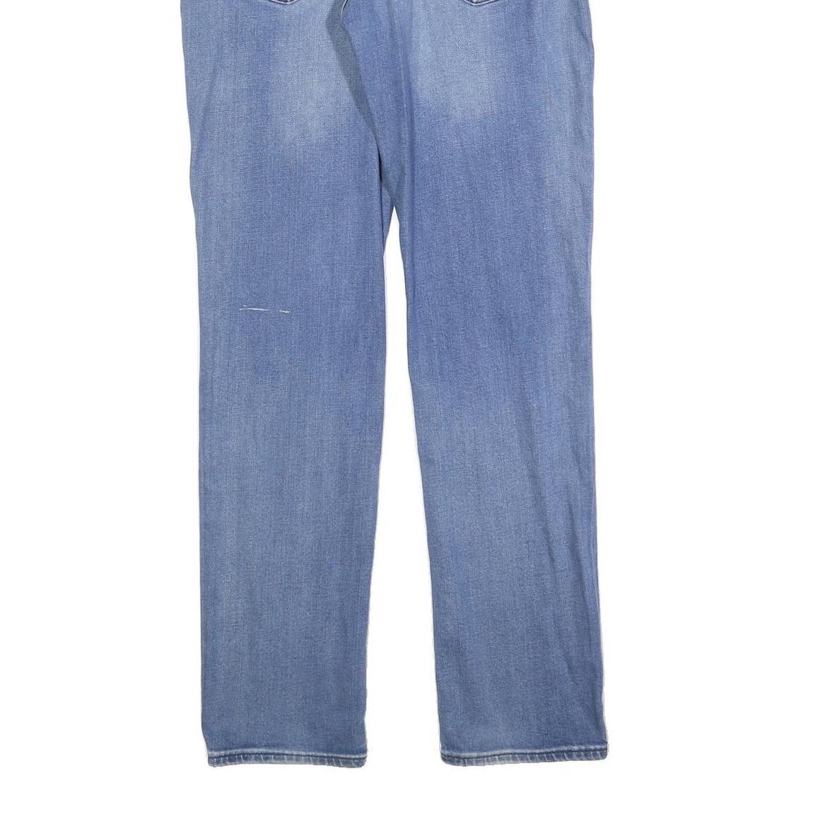 LEVI'S 511 Slim Mens Jeans Blue Denim Light W34 L32 Zip Cotton Blend Slim Fit