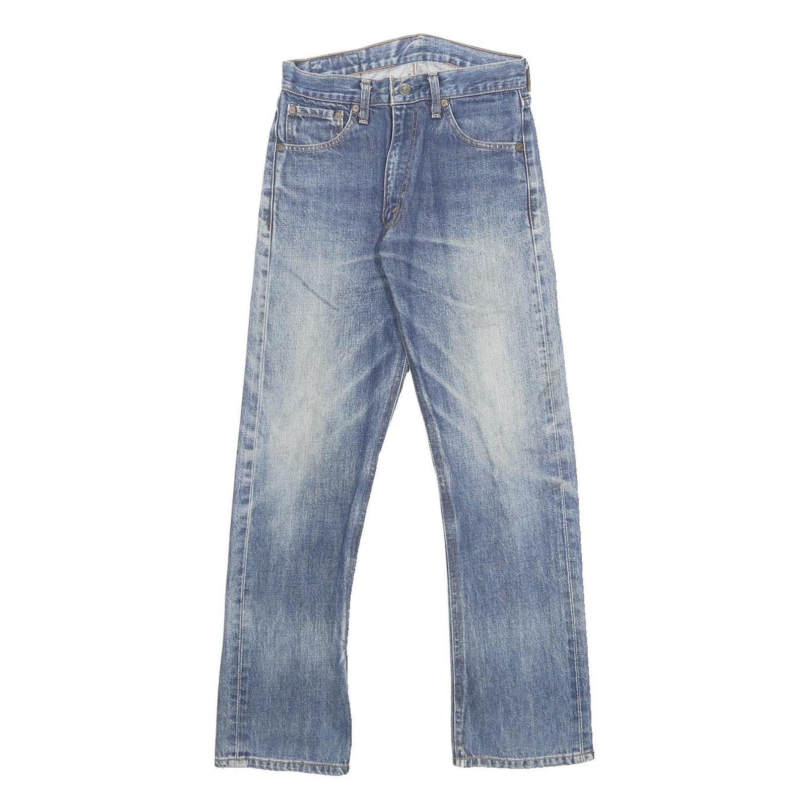LEVI'S 503 Mens Jeans Blue Regular Straight Denim Medium W28 L29 Classic Zip