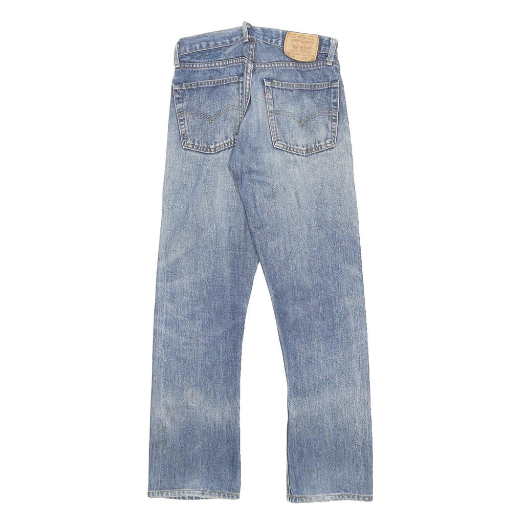 LEVI'S 503 Mens Jeans Blue Regular Straight Denim Medium W28 L29 Classic Zip