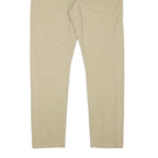LEVI'S Mens Slim Beige Cotton Blend Zip Trousers W33 L28 Casual Classic