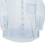 ROUNDTREE AND YORKE Mens Light Blue Shirt Cotton Blend XL Casual Button Down