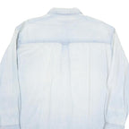 ROUNDTREE AND YORKE Mens Light Blue Shirt Cotton Blend XL Casual Button Down