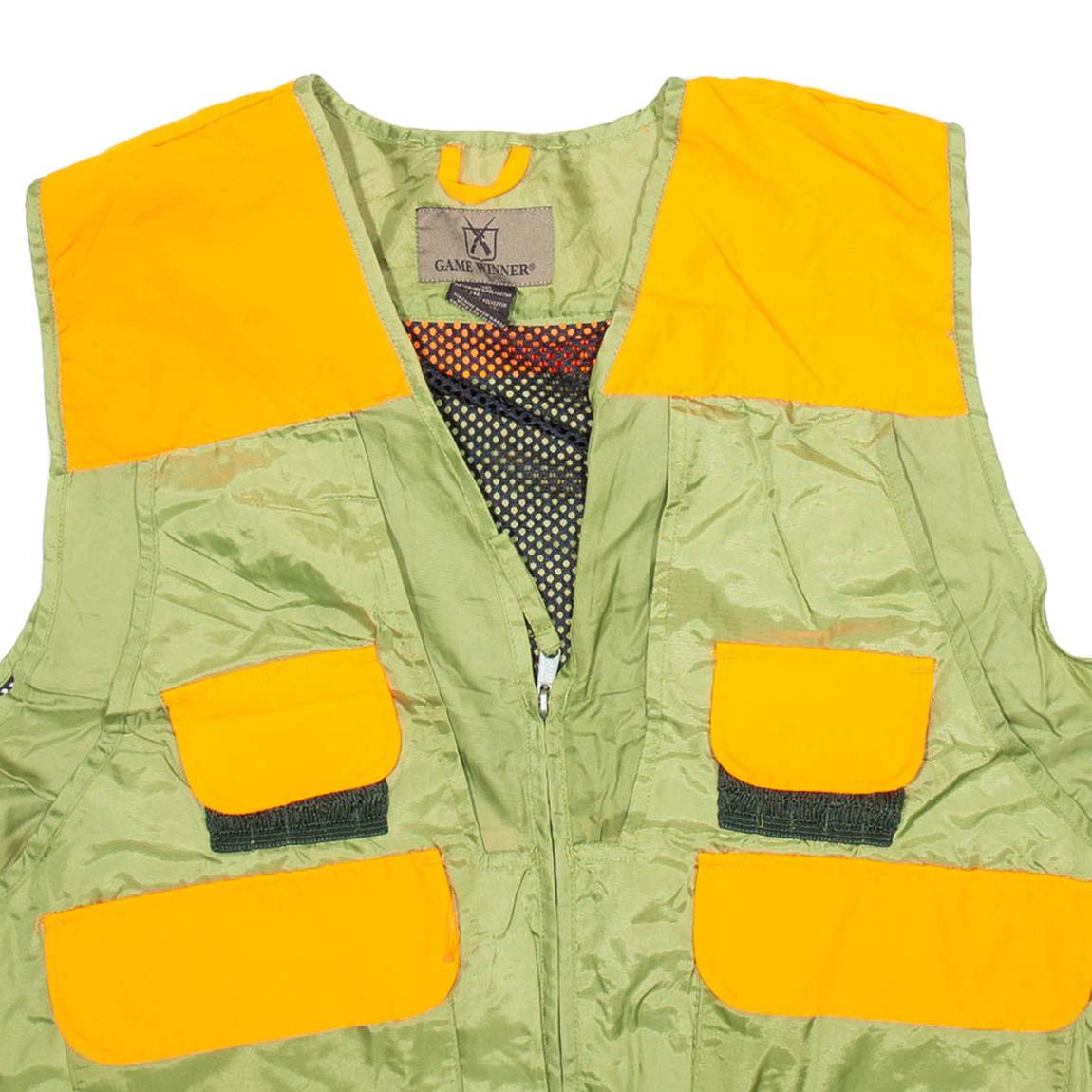 GAME WINNER Mens Gilet Green Nylon 2XL