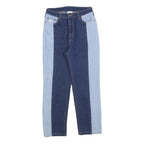 KARL KANI Womens Jeans Blue & Light Blue Regular Straight Denim Medium W26 L26