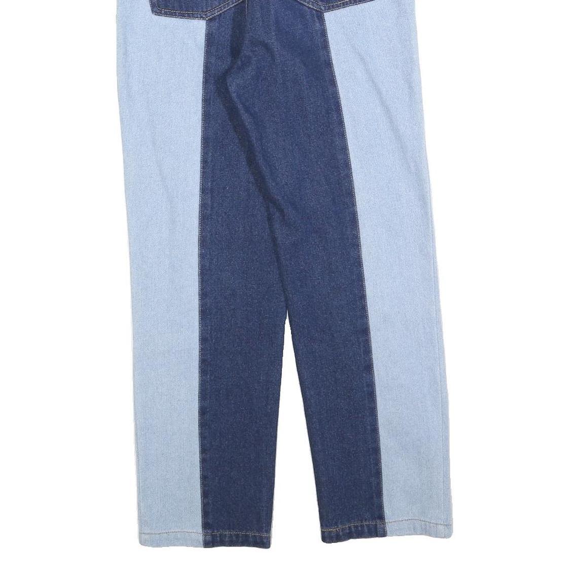 KARL KANI Womens Jeans Blue & Light Blue Regular Straight Denim Medium W26 L26