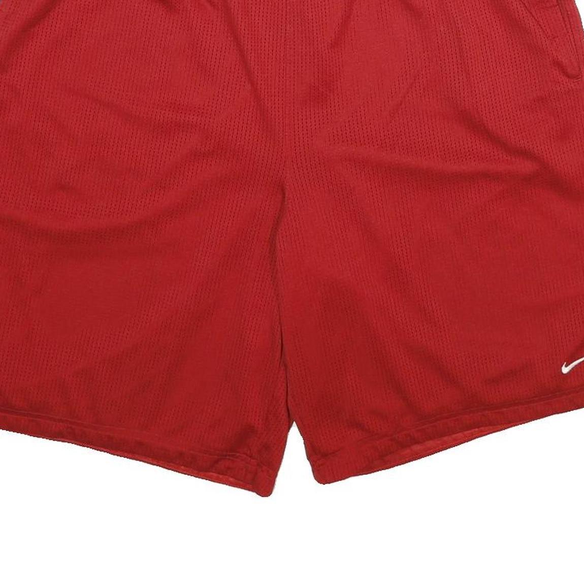 NIKE Mens Red Casual Shorts XL W36 Lightweight Polyester Sportswear