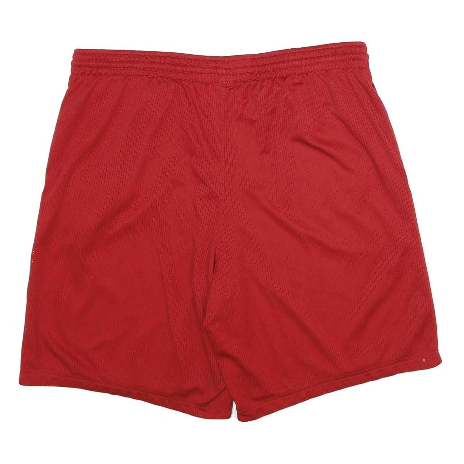NIKE Mens Red Casual Shorts XL W36 Lightweight Polyester Sportswear