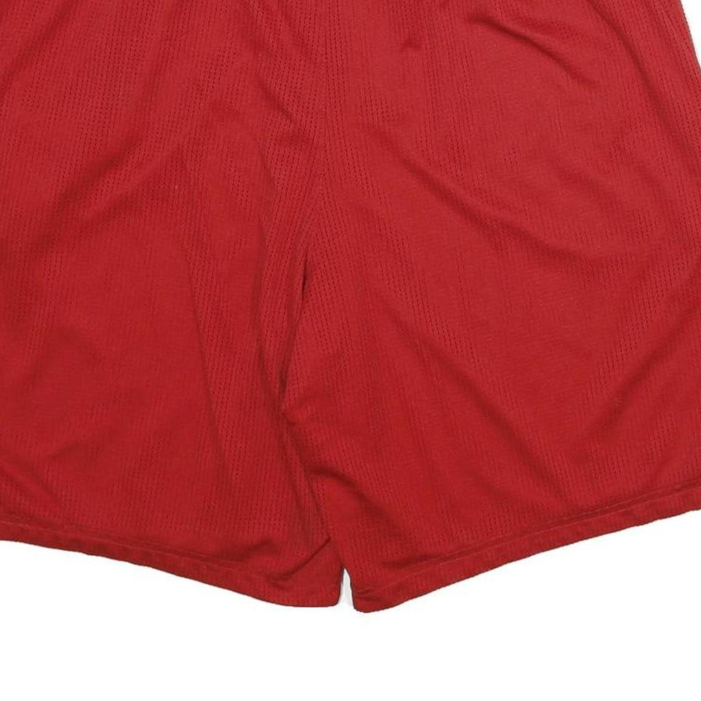 NIKE Mens Red Casual Shorts XL W36 Lightweight Polyester Sportswear