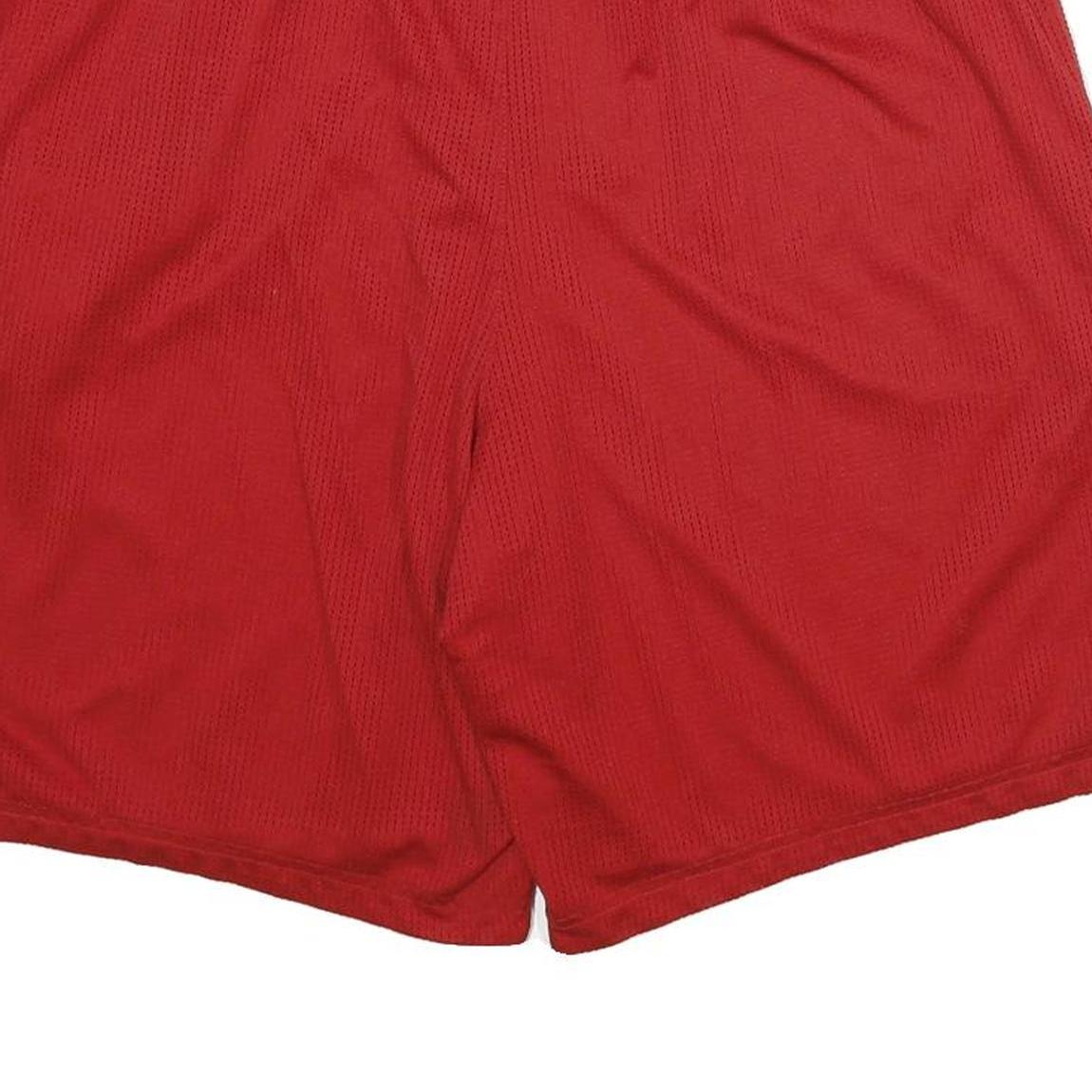 NIKE Mens Red Casual Shorts XL W36 Lightweight Polyester Sportswear