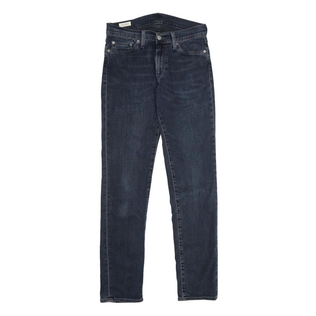 LEVI'S 511 Mens Jeans Blue Slim Skinny Denim Medium W30 L34 Stretch Zip