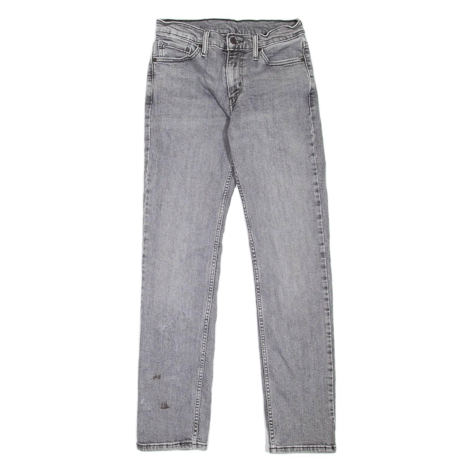 LEVI'S 511 Jeans Mens Grey Slim Straight W26 L32