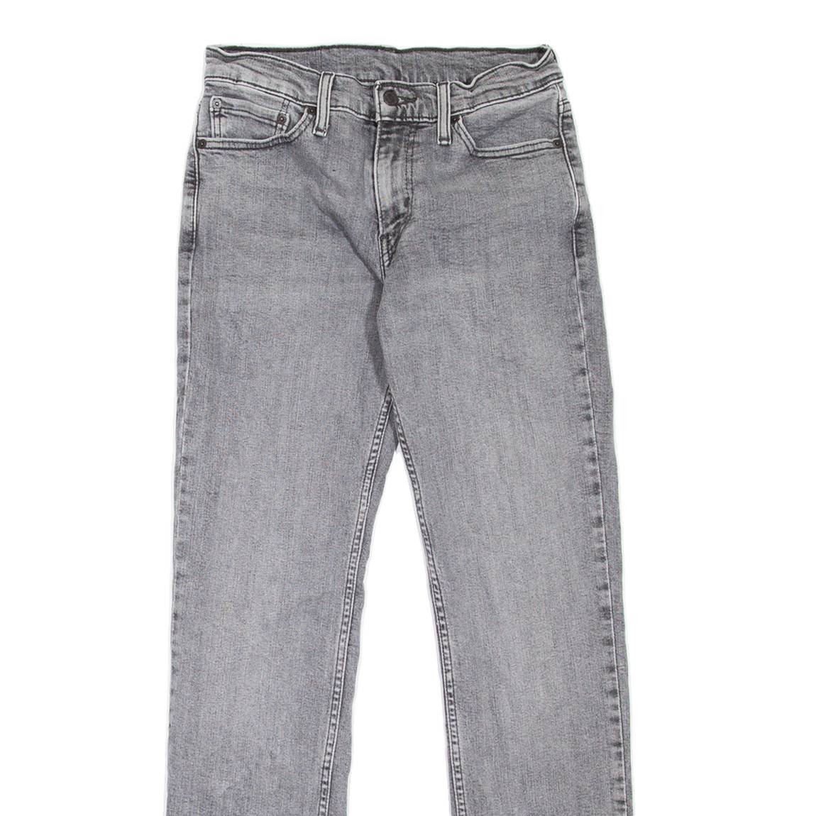 LEVI'S 511 Jeans Mens Grey Slim Straight W26 L32
