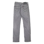 LEVI'S 511 Jeans Mens Grey Slim Straight W26 L32