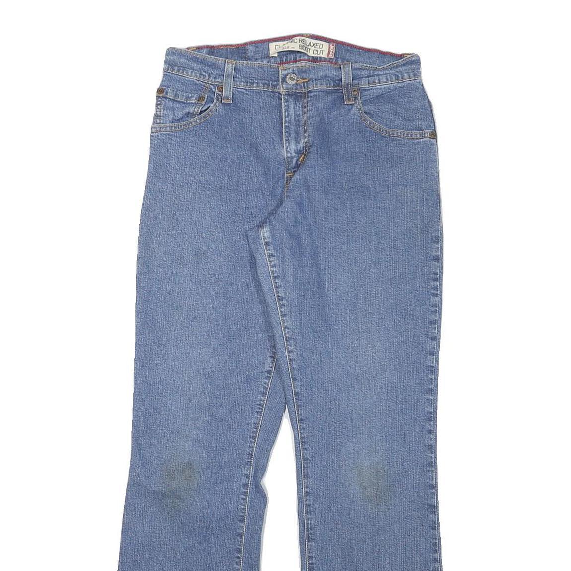 LEVI'S Womens Jeans Blue Relaxed Bootcut Denim Medium W28 L31 Classic Style