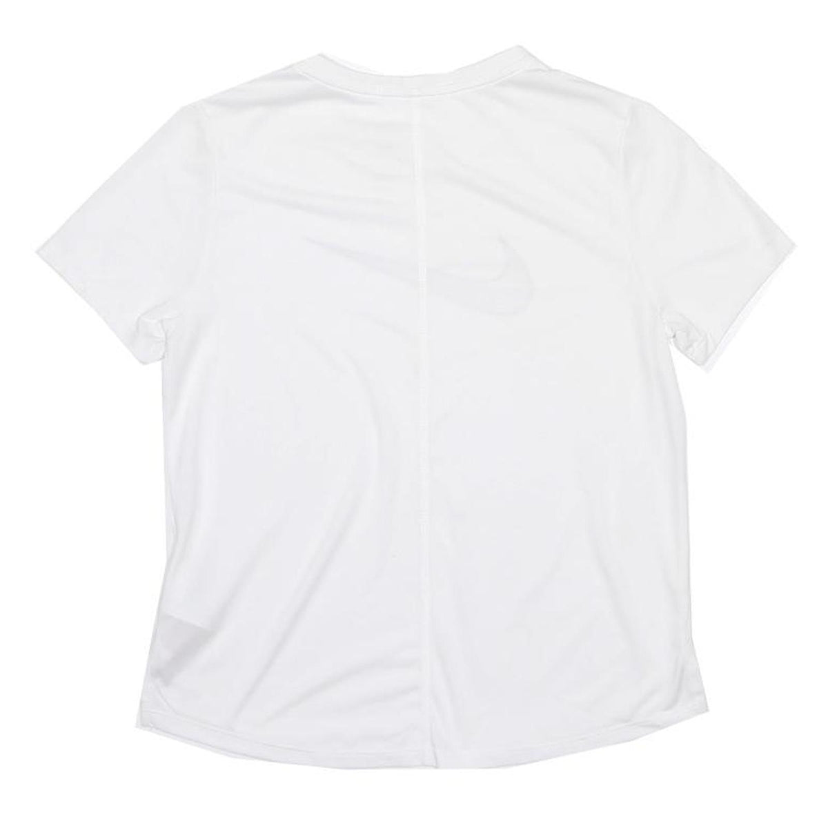 NIKE Boys White Short Sleeve Crew Neck Logo T-Shirt L Polyester Blend