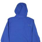 NAUTICA Mens Blue Jacket S Polyester Blend Plain Zip Hooded Lightweight Casual