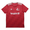 ADIDAS Les Bois Mens Red Graphic T-Shirt L Short Sleeve Crew Neck Performance