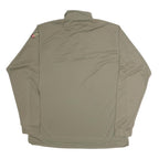 SWEATMANAGEMENT Mens Beige Long Sleeve Polo Shirt XL Crew Neck Performance