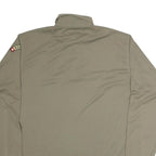 SWEATMANAGEMENT Mens Beige Long Sleeve Polo Shirt XL Crew Neck Performance