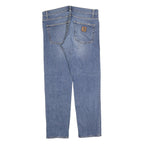 CARHARTT Mens Jeans Blue Regular Straight Denim Medium W37 L32 Classic Workwear