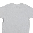 ADIDAS Mens Grey Black Logo Graphic T-Shirt L Short Sleeve Crew Neck Casual