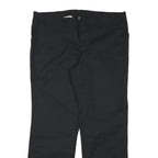 DICKIES Womens Polyester Blend Black Regular Fit Straight Leg Trousers W40 L31