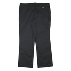 DICKIES Womens Polyester Blend Black Regular Fit Straight Leg Trousers W40 L31