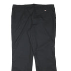 DICKIES Womens Polyester Blend Black Regular Fit Straight Leg Trousers W40 L31