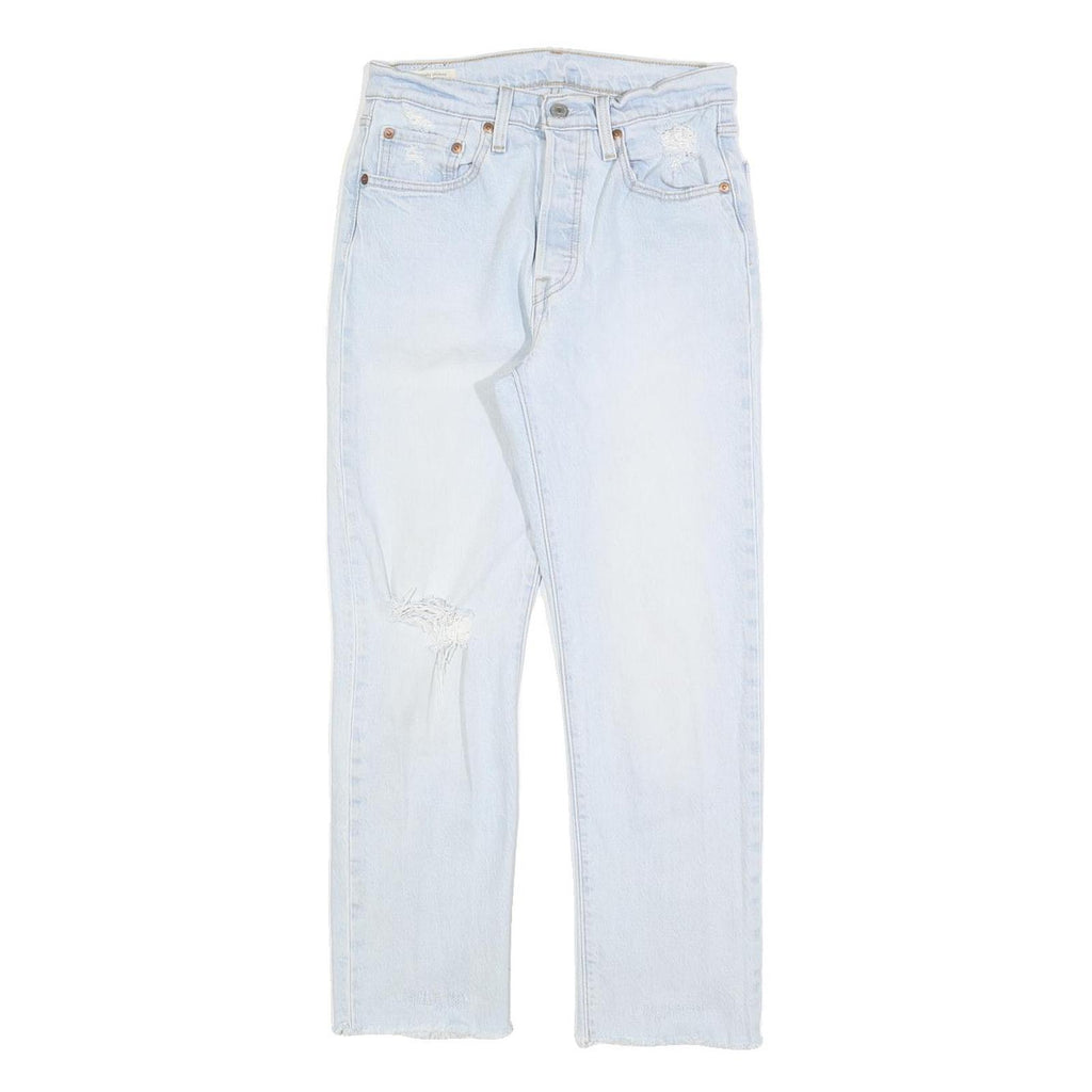 LEVI'S 501 BIG E Womens Jeans Blue Regular Straight Denim Light W26 L26