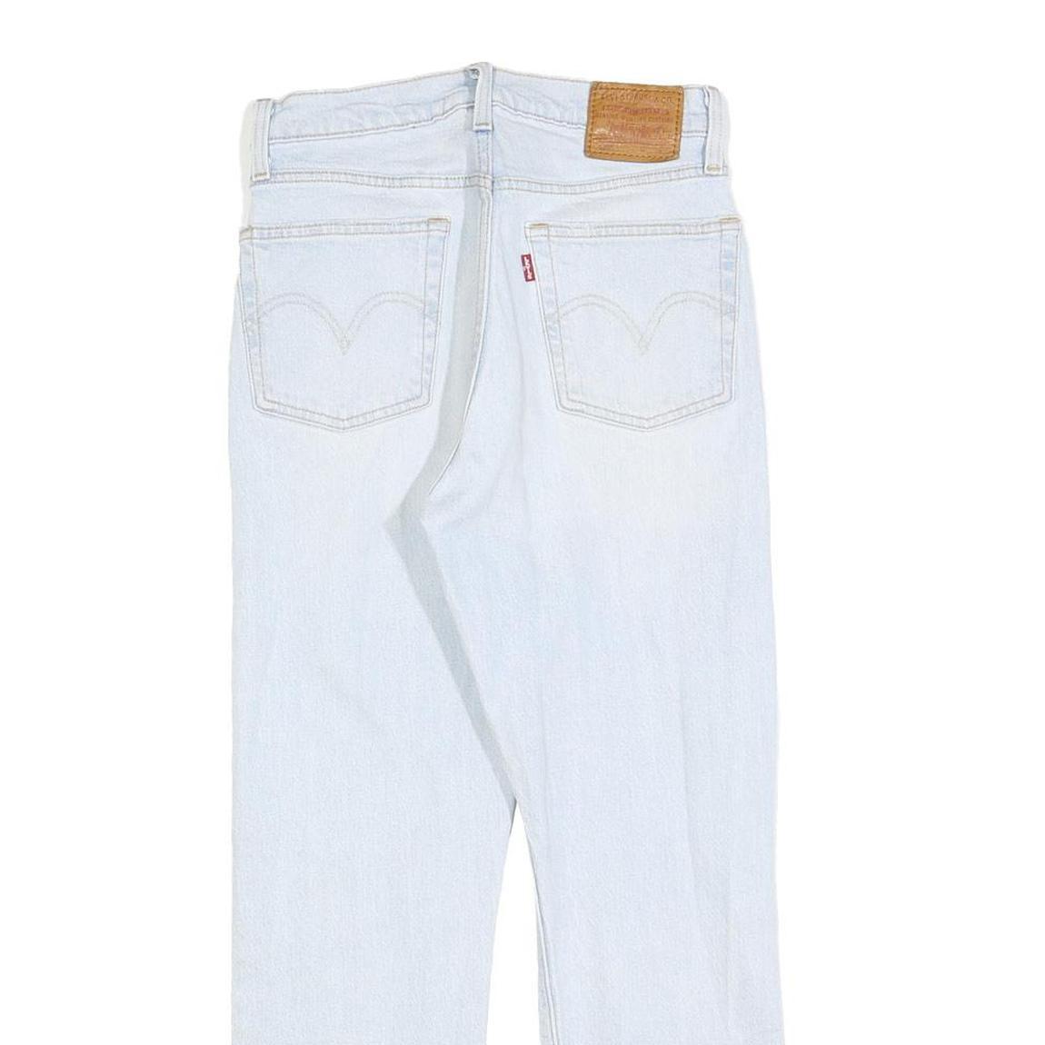 LEVI'S 501 BIG E Womens Jeans Blue Regular Straight Denim Light W26 L26