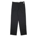 DICKIES Mens Cotton Blend Black Regular Fit Straight Leg Trousers W38 L39