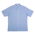 C&A Mens Plain Shirt Blue 90s L