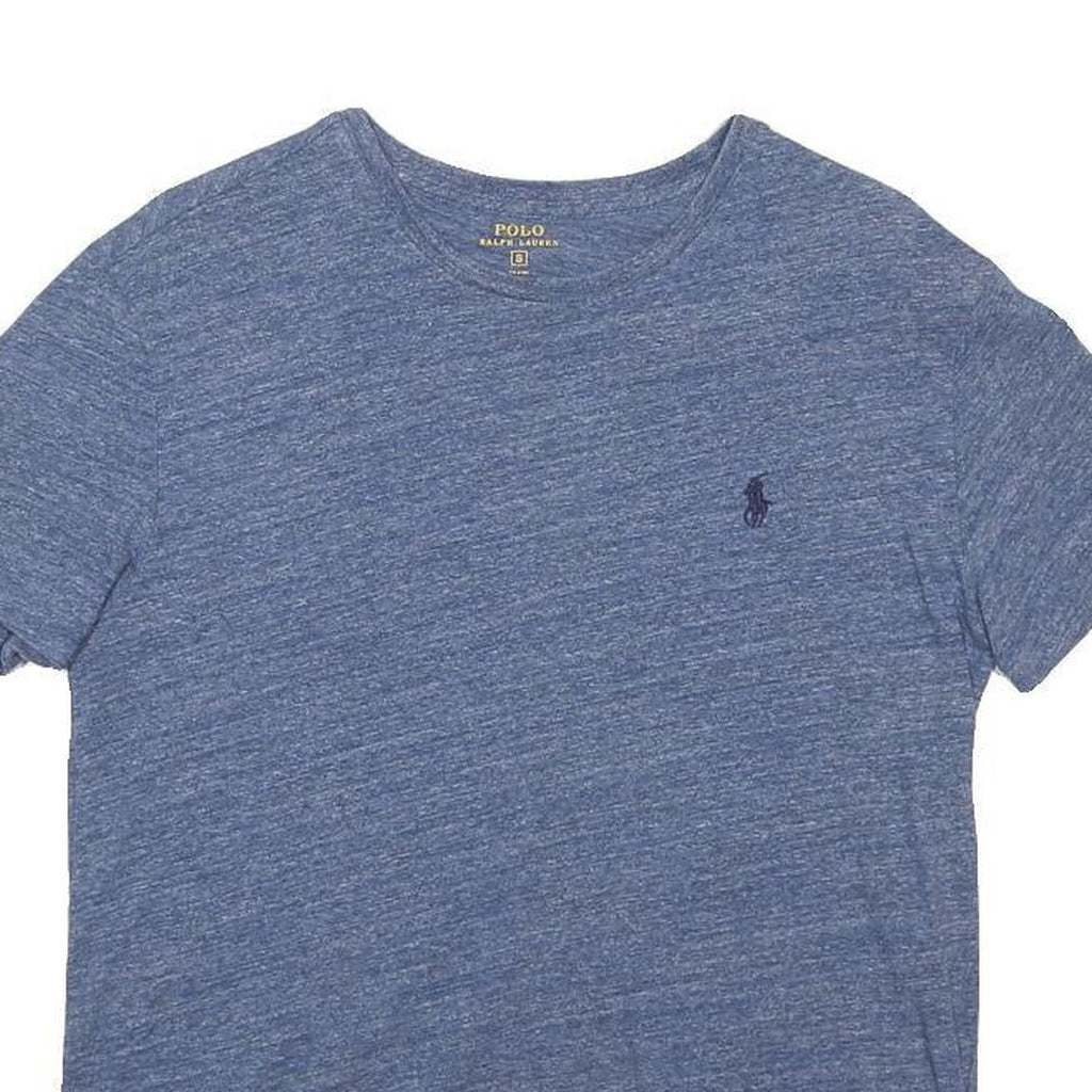 POLO RALPH LAUREN Mens Blue Crew Neck Short Sleeve T-Shirt S Cotton Blend