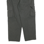 BATY Mens Cotton Blend Cargo Trousers Black Regular W34 L28 Casual Zip