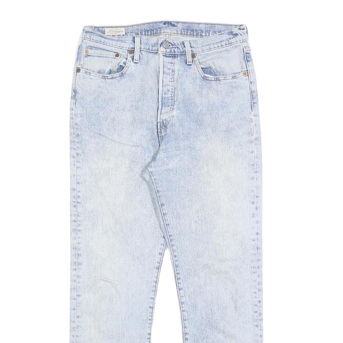 LEVI'S 501 Big E Womens Jeans Light Blue Relaxed Straight Denim W29 L28 Vintage