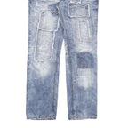 RED BRIDGE Mens Jeans Blue Regular Straight Denim Light W34 L31 Button Closure