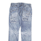 RED BRIDGE Mens Jeans Blue Regular Straight Denim Light W34 L31 Button Closure